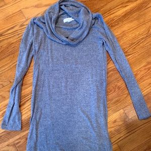 Treasure and bond sweater cowl neck mini dress